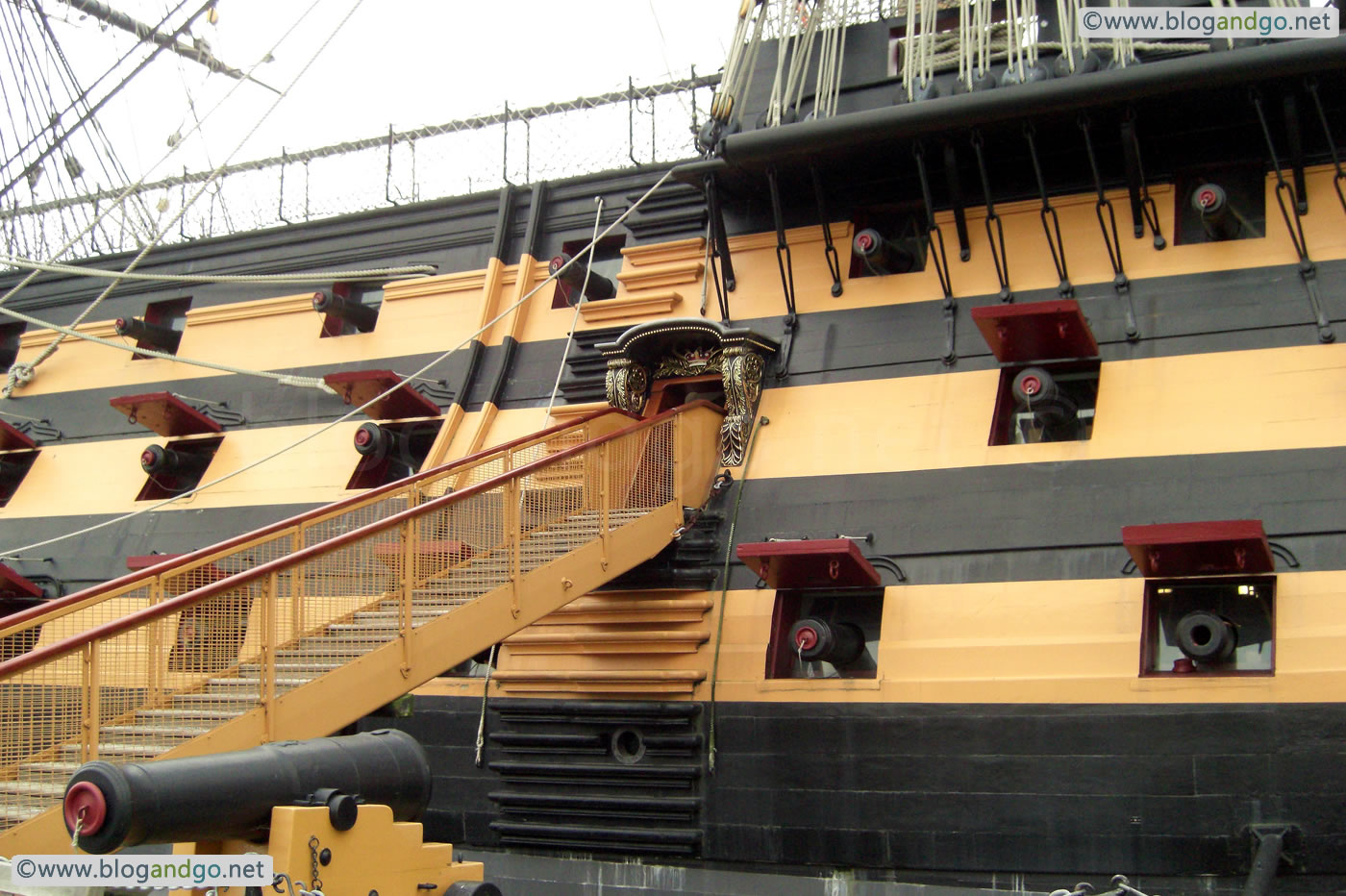 HMS Victory - Port entrance